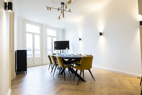a dining room table