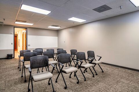 a chair in a room