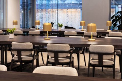 a dining room table