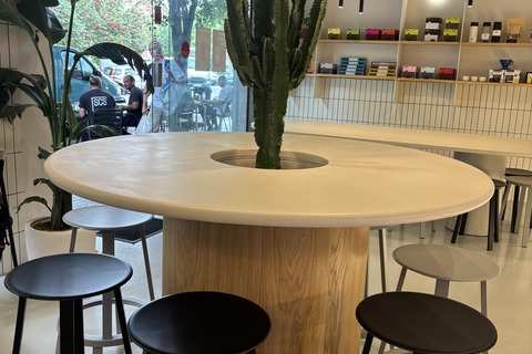 a dining room table