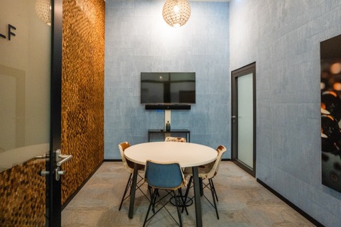 a hotel room