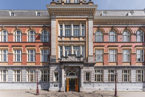 a large old building with many windows