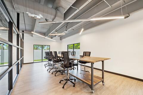 a large room