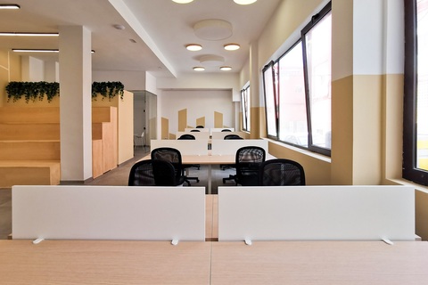 a large room
