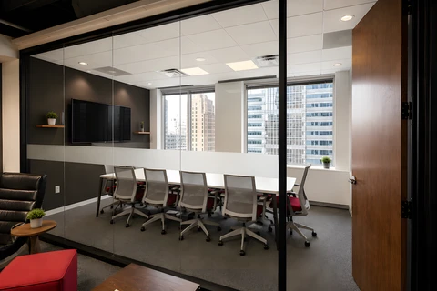 Sunlit Meeting Room for 10