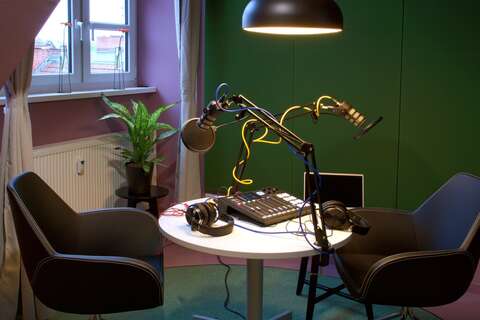 Grace: The confidential room (and sometimes podcast studio)